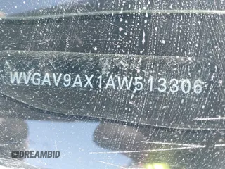 2010 Volkswagen Tiguan with VIN WVGAV9AX1AW513306, listed as a IAAI auction lot 41626072 with 162,086 mi miles and . Bid and sale history available at DreamBid. Image 9.
