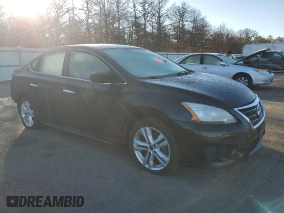 2013 Nissan Sentra S with VIN 3N1AB7APXDL612656, listed as a Copart auction lot 55550195 with 164,008 mi miles and Non Repairable. Bid and sale history available at DreamBid. Image 4.