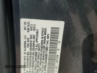 2010 Honda Odyssey EX with VIN 5FNRL3H48AB011905, listed as a Copart auction lot 54990195 with 236,506 mi miles and Clean Title. Bid and sale history available at DreamBid. Image 13.
