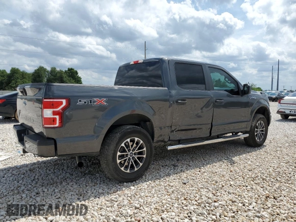 2019 Ford F-150 XL with VIN 1FTEW1CP3KKD25879, listed as a Copart auction lot 54385755 with 146,248 mi miles and Salvage title. Bid and sale history available at DreamBid. Image 3.