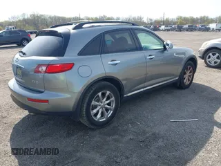 2008 Infiniti FX with VIN JNRAS08W08X207773, listed as a IAAI auction lot 42073600 with 130,912 mi miles and . Bid and sale history available at DreamBid. Image 4.