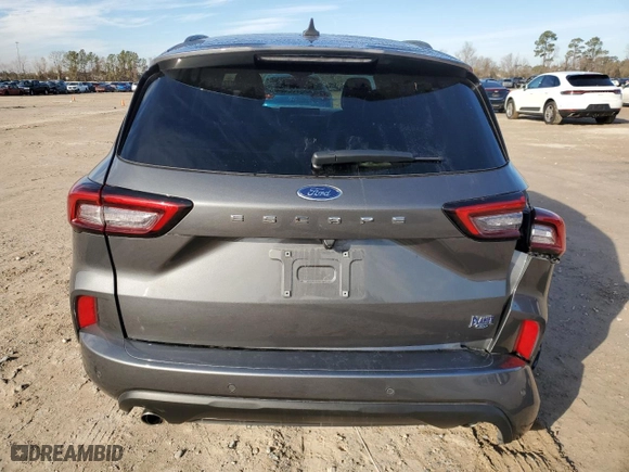 2024 Ford Escape ST-Line with VIN 1FMCU0MN4RUB25186, listed as a Copart auction lot 41990725 with 10,846 mi miles and Salvage Title. Bid and sale history available at carsss.com. Image 6.