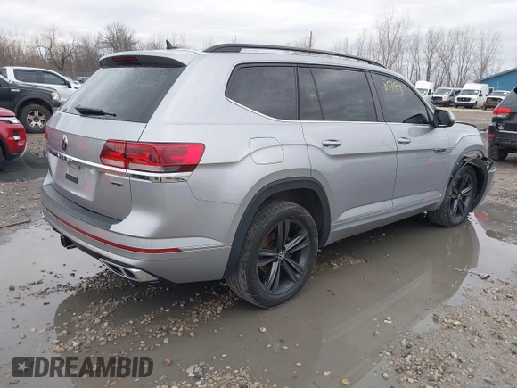 2021 Volkswagen Atlas SE with VIN 1V2RR2CA8MC534539, listed as a IAAI auction lot 42085193 with 43,390 mi miles and . Bid and sale history available at DreamBid. Image 4.