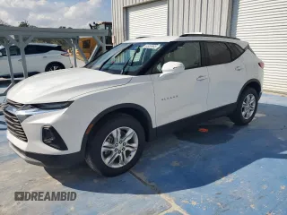 2020 Chevrolet Blazer LT z VIN 3GNKBBRA2LS587557, wystawiony jako Copart lot #44533965 z przebiegiem Nie podano mil oraz Nie do naprawy • Non repairable. Historia ofert i sprzedaży dostępna na DreamBid. Obrazek 1.