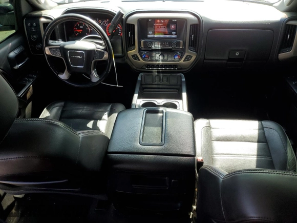 2015 GMC Sierra 2500HD available WiFi Denali with VIN 1GT120E80FF659215, listed as a Copart auction lot 48356455 with 134,796 mi miles and Salvage Title. Bid and sale history available at carsss.com. Image 8.