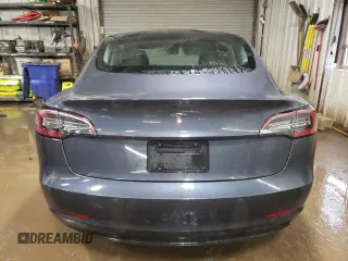 2022 Tesla Model 3 with VIN 5YJ3E1EA8NF372507, listed as a Copart auction lot 52572705 with 70,244 mi miles and Salvage Title. Bid and sale history available at DreamBid. Image 6.
