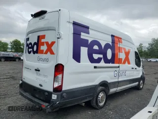 2020 Ford Transit Cargo with VIN 1FTBW3U88LKB34059, listed as a Copart auction lot 57055695 with 77,813 mi miles and Clean title. Bid and sale history available at DreamBid. Image 3.