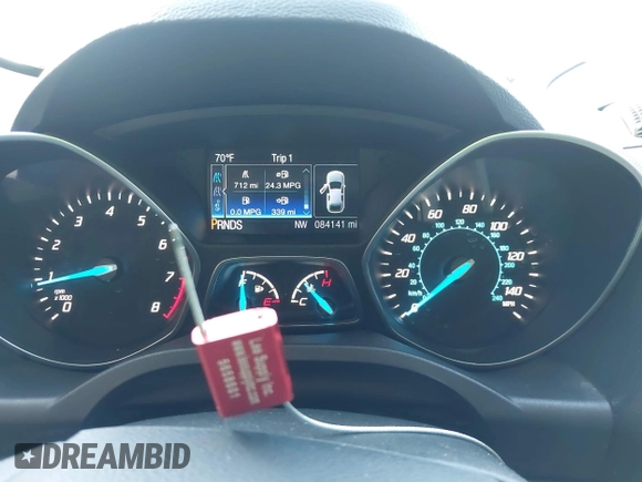 2015 Ford Escape Titanium with VIN 1FMCU0J98FUB95597, listed as a IAAI auction lot 41785188 with 84,141 mi miles. Bid and sale history available at carsss.com. Image 7.