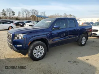 2023 Nissan Frontier SV with VIN 1N6ED1EK8PN666883, listed as a Copart auction lot 44382045 with 13,255 mi miles and Non Repairable. Bid and sale history available at carsss.com. Image 1.