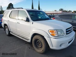 2002 Toyota Sequoia Limited with VIN 5TDZT38A72S112419, listed as a IAAI auction lot 41397980 with 115,947 mi miles. Bid and sale history available at carsss.com. Image 1.