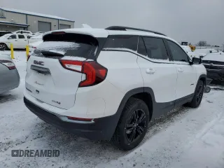 2022 GMC Terrain AT4 with VIN 3GKALYEV8NL153545, listed as a Copart auction lot 87450024 with 85,176 mi miles and Salvage Title. Bid and sale history available at DreamBid. Image 3.