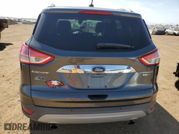 2016 Ford Escape Titanium with VIN 1FMCU9J96GUC63384, listed as a Copart auction lot 52255725 with 136,869 mi miles and Salvage Title. Bid and sale history available at carsss.com. Image 6.