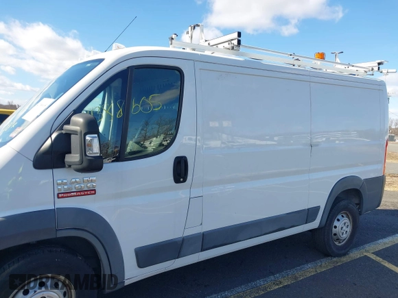 2018 Ram ProMaster Cargo with VIN 3C6TRVAG5JE150312, listed as a IAAI auction lot 41388605 with 88,794 mi miles and . Bid and sale history available at DreamBid. Image 6.