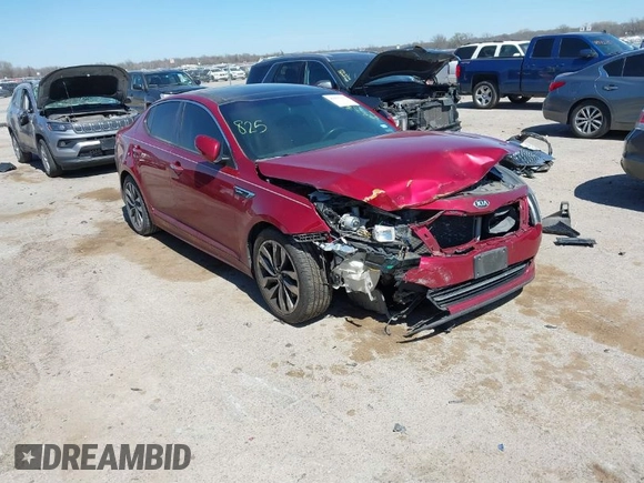 2015 Kia Optima SXL Turbo with VIN 5XXGR4A69FG419891, listed as a IAAI auction lot 41803317 with 158,907 mi miles and . Bid and sale history available at DreamBid. Image 1.
