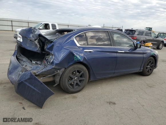 2015 Honda Accord Sedan LX with VIN 1HGCR2F36FA238360, listed as a Copart auction lot 44652945 with 68,894 mi miles and Salvage Title. Bid and sale history available at carsss.com. Image 3.