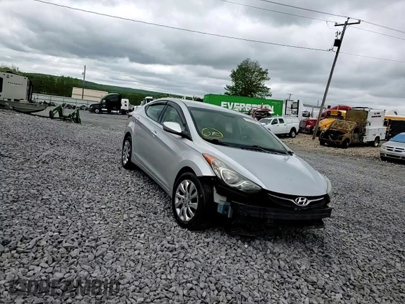 2012 Hyundai Elantra Limited with VIN KMHDH4AEXCU467706, listed as a Copart auction lot 57564845 with 112,065 mi miles and Salvage title. Bid and sale history available at DreamBid. Image 14.