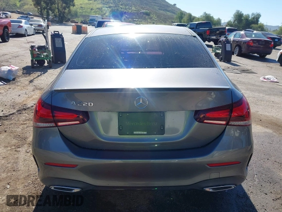 2022 Mercedes-Benz A 220 with VIN W1K3G4EB8NJ348694, listed as a IAAI auction lot 41861300 with 52,596 mi miles and . Bid and sale history available at DreamBid. Image 15.