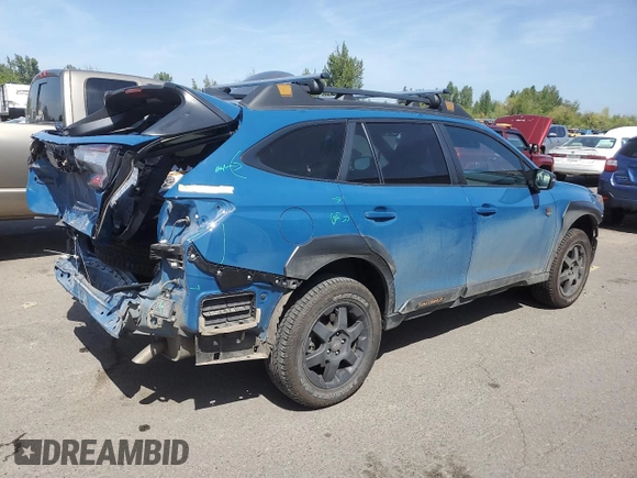 2023 Subaru Outback Wilderness с VIN 4S4BTGUD9P3202247, выставлен на аукционе Copart как лот 54360375 с пробегом 25 172 миль миль и Списание • Salvage title. История ставок и продаж доступна на DreamBid. Изображение 3.