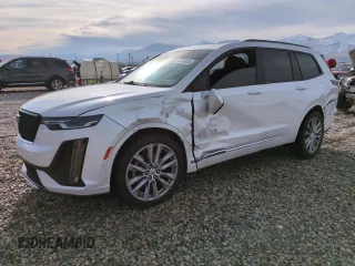 2021 Cadillac XT6 Sport with VIN 1GYKPGRS3MZ208919, listed as a Copart auction lot 83849034 with 72,613 mi miles and Salvage Title. Bid and sale history available at carsss.com. Image 1.