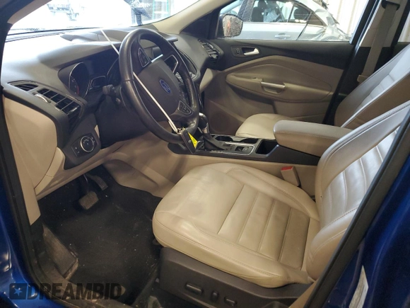 2017 Ford Escape Titanium with VIN 1FMCU9JD2HUB41143, listed as a Copart auction lot 52206015 with 126,277 mi miles and Non Repairable. Bid and sale history available at carsss.com. Image 7.