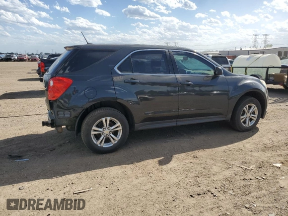 2013 Chevrolet Equinox LS z VIN 2GNALBEK1D6416158, wystawiony jako Copart lot #57126925 z przebiegiem 113 474 mil mil oraz Szkoda całkowita • Salvage title. Historia ofert i sprzedaży dostępna na DreamBid. Obrazek 3.