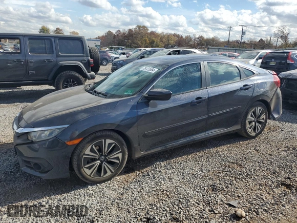 2017 Honda Civic EX-T with VIN 19XFC1E36HE019696, listed as a Copart auction lot 78123564 with 79,698 mi miles and Salvage Title. Bid and sale history available at DreamBid. Image 1.