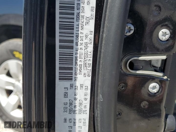 2016 Ram 1500 Tradesman с VIN 1C6RR7KM2GS174549, выставлен на аукционе Copart как лот 48394175 с пробегом 157 015 миль миль и Списание • Salvage title. История ставок и продаж доступна на DreamBid. Изображение 14.