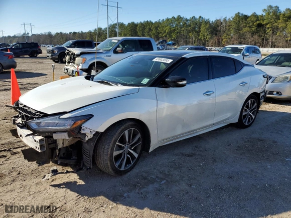 2020 Nissan Maxima SL with VIN 1N4AA6DV1LC386060, listed as a Copart auction lot 45903865 with 73,556 mi miles and Salvage Title. Bid and sale history available at carsss.com. Image 1.
