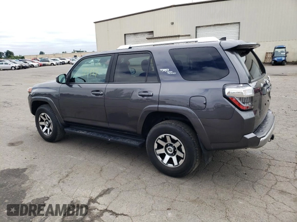 2022 Toyota 4Runner TRD Off Road with VIN JTEPU5JRXN6007051, listed as a Copart auction lot 60082665 with 59,737 mi miles and Salvage title. Bid and sale history available at DreamBid. Image 2.