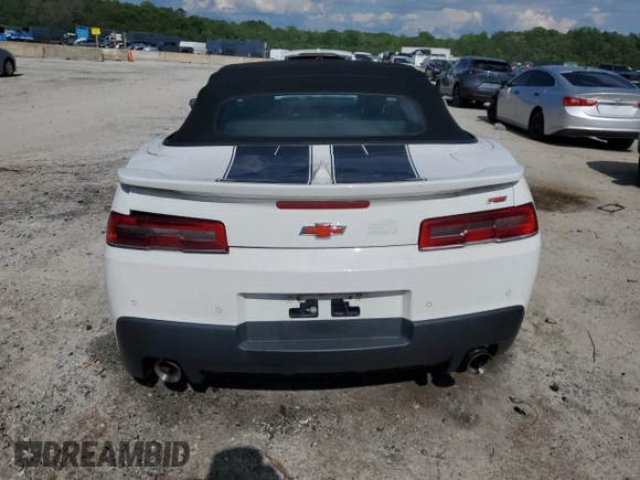 2015 Chevrolet Camaro LT z VIN 2G1FF3D30F9270741, wystawiony jako Copart lot #56735745 z przebiegiem 95 354 mil mil oraz Czysty tytuł • Clean title. Historia ofert i sprzedaży dostępna na DreamBid. Obrazek 6.