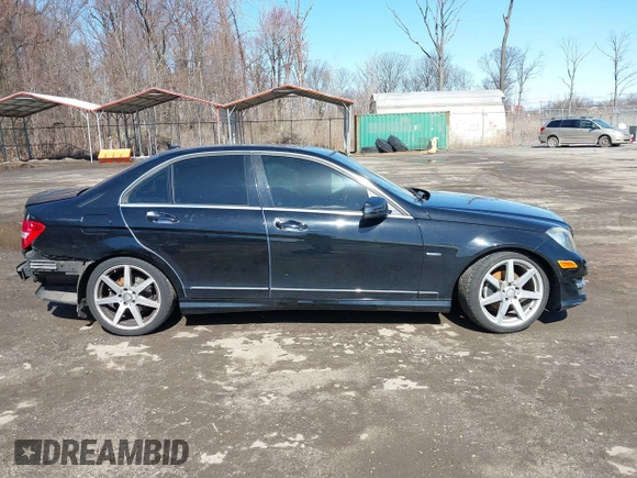 2012 Mercedes-Benz C-Class C 250 Sport with VIN WDDGF4HB9CR237960, listed as a IAAI auction lot 41816875 with 126,524 mi miles. Bid and sale history available at carsss.com. Image 13.