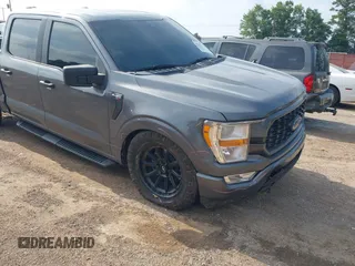 2021 Ford F-150 XL with VIN 1FTEW1EP8MKE56337, listed as a IAAI auction lot 42293733 with 57,171 mi miles and . Bid and sale history available at DreamBid. Image 6.