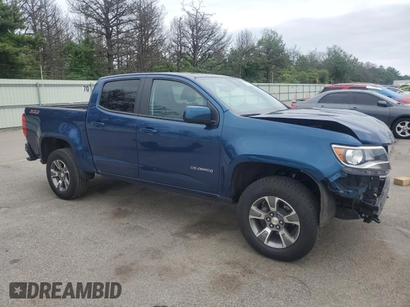 2019 Chevrolet Colorado 4WD Z71 with VIN 1GCGTDEN1K1361851, listed as a Copart auction lot 60630195 with 81,039 mi miles and Salvage title. Bid and sale history available at DreamBid. Image 4.