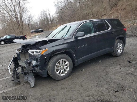 2020 Chevrolet Traverse LS with VIN 1GNEVFKW9LJ100048, listed as a Copart auction lot 51088395 with 31,329 mi miles and Salvage Title. Bid and sale history available at carsss.com. Image 1.