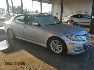 2013 Hyundai Genesis 3.8L with VIN KMHGC4DD0DU210490, listed as a Copart auction lot 73828394 with 0 mi miles and Non Repairable. Bid and sale history available at carsss.com. Image 4.