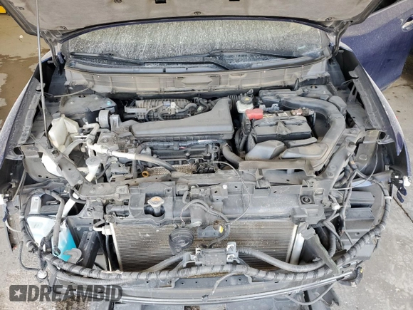 2017 Nissan Rogue SV with VIN 5N1AT2MV2HC878595, listed as a Copart auction lot 65213435 with 124,034 mi miles and Salvage title. Bid and sale history available at DreamBid. Image 12.