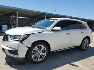 2017 Acura MDX Technology z VIN 5J8YD3H57HL000503, wystawiony jako Copart lot #58166335 z przebiegiem 94 313 mil mil oraz Czysty tytuł • Clean title. Historia ofert i sprzedaży dostępna na DreamBid. Obrazek 1.