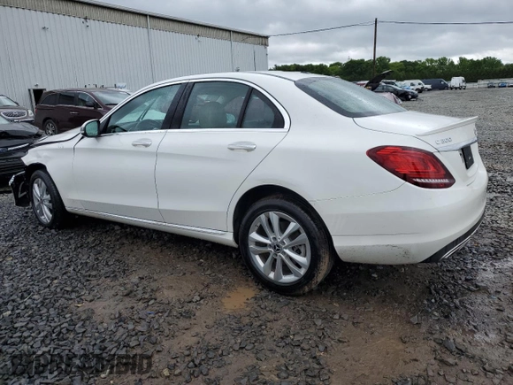2019 Mercedes-Benz C 300 with VIN 55SWF8EB9KU288220, listed as a Copart auction lot 54954374 with Not Provided miles and Salvage Title. Bid and sale history available at carsss.com. Image 2.