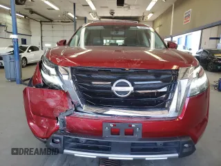 2023 Nissan Pathfinder SL with VIN 5N1DR3CC7PC221341, listed as a Copart auction lot 60569185 with 26,296 mi miles and Salvage title. Bid and sale history available at DreamBid. Image 5.