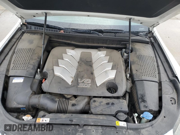 2013 Hyundai Equus Signature with VIN KMHGH4JH5DU064421, listed as a Copart auction lot 49272045 with 129,449 mi miles and Salvage Title. Bid and sale history available at DreamBid. Image 12.