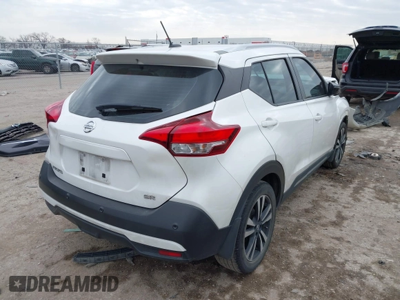 2020 Nissan Kicks SR with VIN 3N1CP5DV1LL556436, listed as a IAAI auction lot 41576013 with 97,953 mi miles. Bid and sale history available at carsss.com. Image 4.