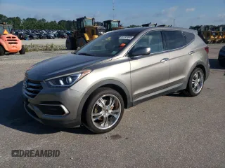2017 Hyundai Santa Fe 2.4L z VIN 5XYZTDLB0HG391949, wystawiony jako Copart lot #61747445 z przebiegiem 112 966 mil mil oraz Szkoda całkowita • Salvage title. Historia ofert i sprzedaży dostępna na DreamBid. Obrazek 1.