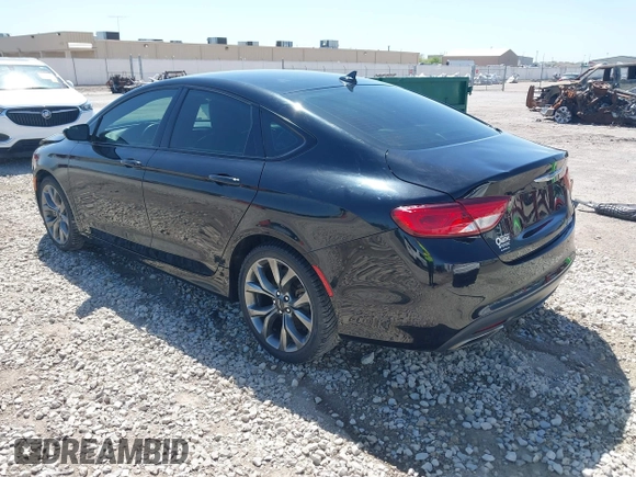 2016 Chrysler 200 S with VIN 1C3CCCBB5GN158260, listed as a IAAI auction lot 41981339 with 105,664 mi miles. Bid and sale history available at carsss.com. Image 3.