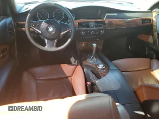 2007 BMW 5 Series 530i with VIN WBANE73537CM55373, listed as a Copart auction lot 46477245 with 217,070 mi miles and Salvage Title. Bid and sale history available at DreamBid. Image 8.