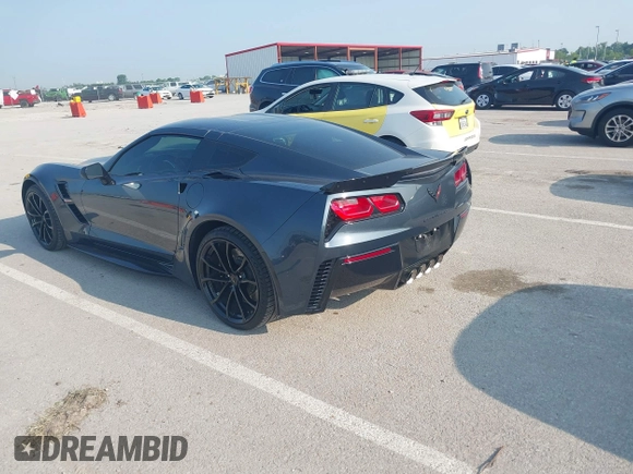 2019 Chevrolet Corvette Grand Sport 1LT with VIN 1G1YW2D7XK5116017, listed as a IAAI auction lot 42396501 with 34,034 mi miles and . Bid and sale history available at DreamBid. Image 3.