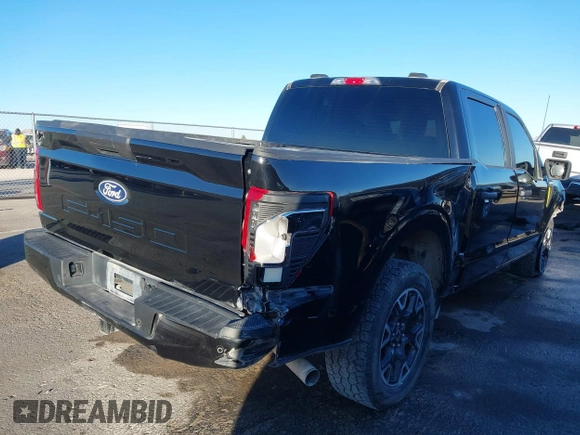 2024 Ford F-150 STX with VIN 1FTFW2L51RFA56163, listed as a IAAI auction lot 41311824 with 31,604 mi miles and . Bid and sale history available at carsss.com. Image 3.