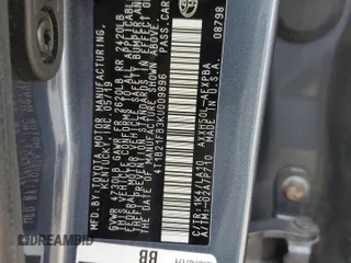 2019 Toyota Avalon Limited Hybrid z VIN 4T1B21FB3KU009896, wystawiony jako Copart lot #52939325 z przebiegiem 40 597 mil mil oraz Szkoda całkowita • Salvage title. Historia ofert i sprzedaży dostępna na DreamBid. Obrazek 14.