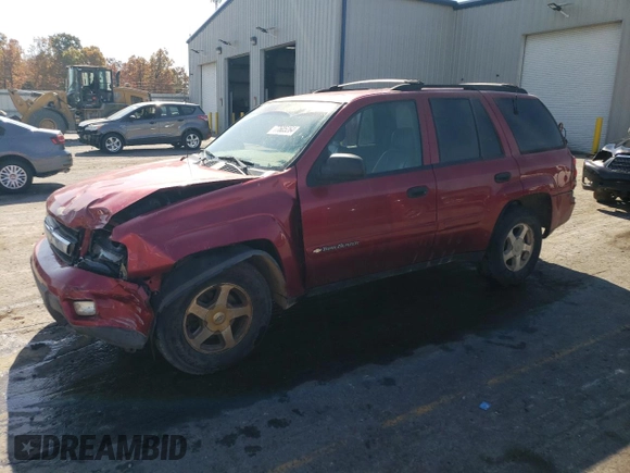 2003 Chevrolet TrailBlazer LTZ with VIN 1GNDT13S432406018, listed as a Copart auction lot 77605264 with 236,196 mi miles and Clean Title. Bid and sale history available at DreamBid. Image 1.