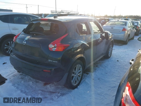 2011 Nissan Juke SL with VIN JN8AF5MV3BT012705, listed as a IAAI auction lot 41298215 with 143,951 mi miles. Bid and sale history available at carsss.com. Image 4.
