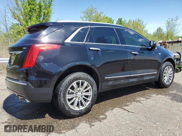 2017 Cadillac XT5 Luxury FWD with VIN 1GYKNBRS1HZ209632, listed as a Copart auction lot 54726155 with 53,924 mi miles and Clean Title. Bid and sale history available at DreamBid. Image 3.